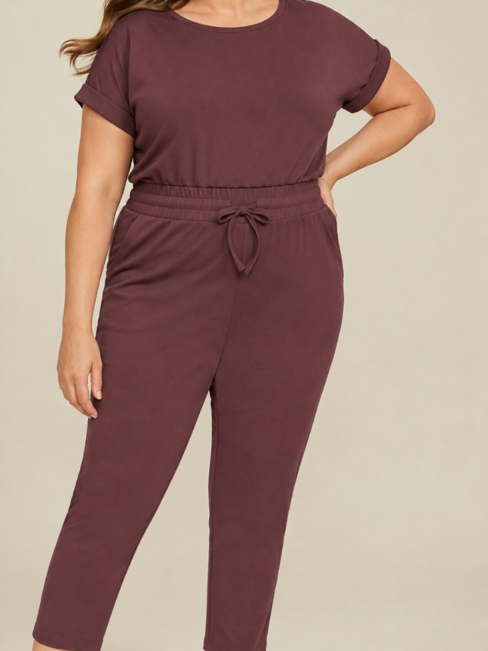 Mauve Jumpsuit from Maurices
